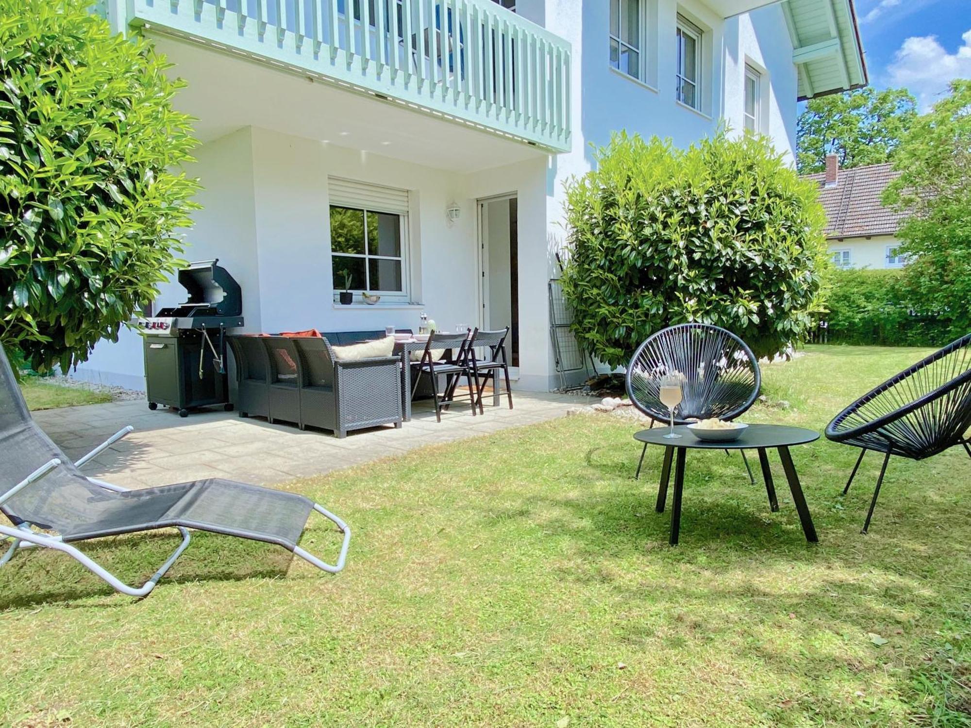 Snug Stays 1 I 3-Zimmer Design Apartment Am See Mit Garten I Home Office I Highspeed Wifi Wessling Exterior foto